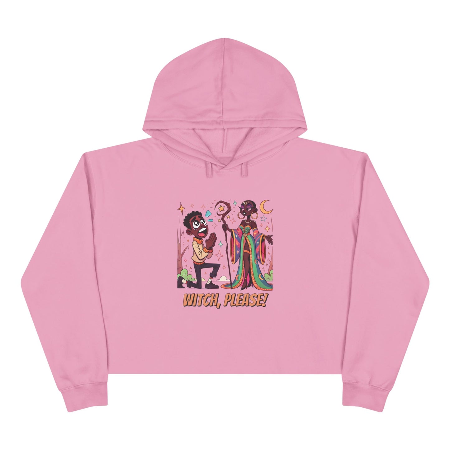 Witch Please Crop Hoodie