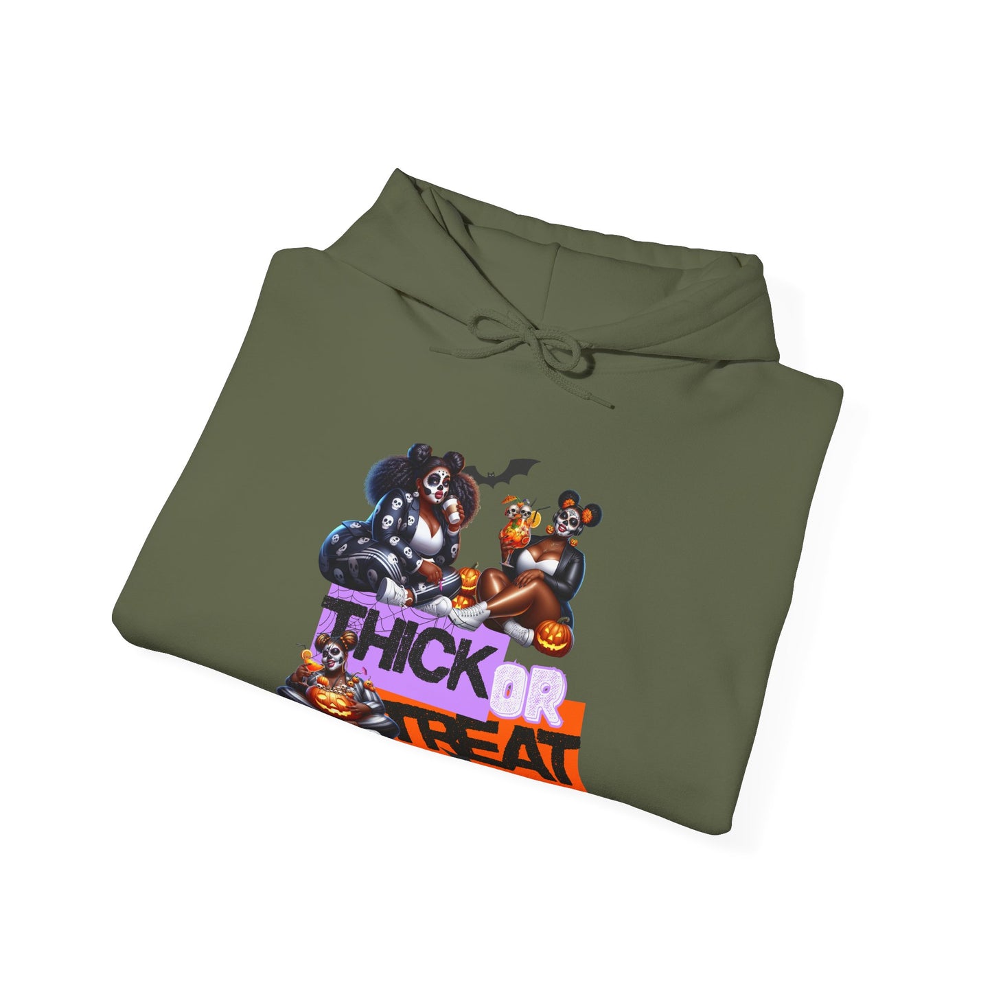 Thick or Treat Hoodie - Cozy Unisex Sweatshirt