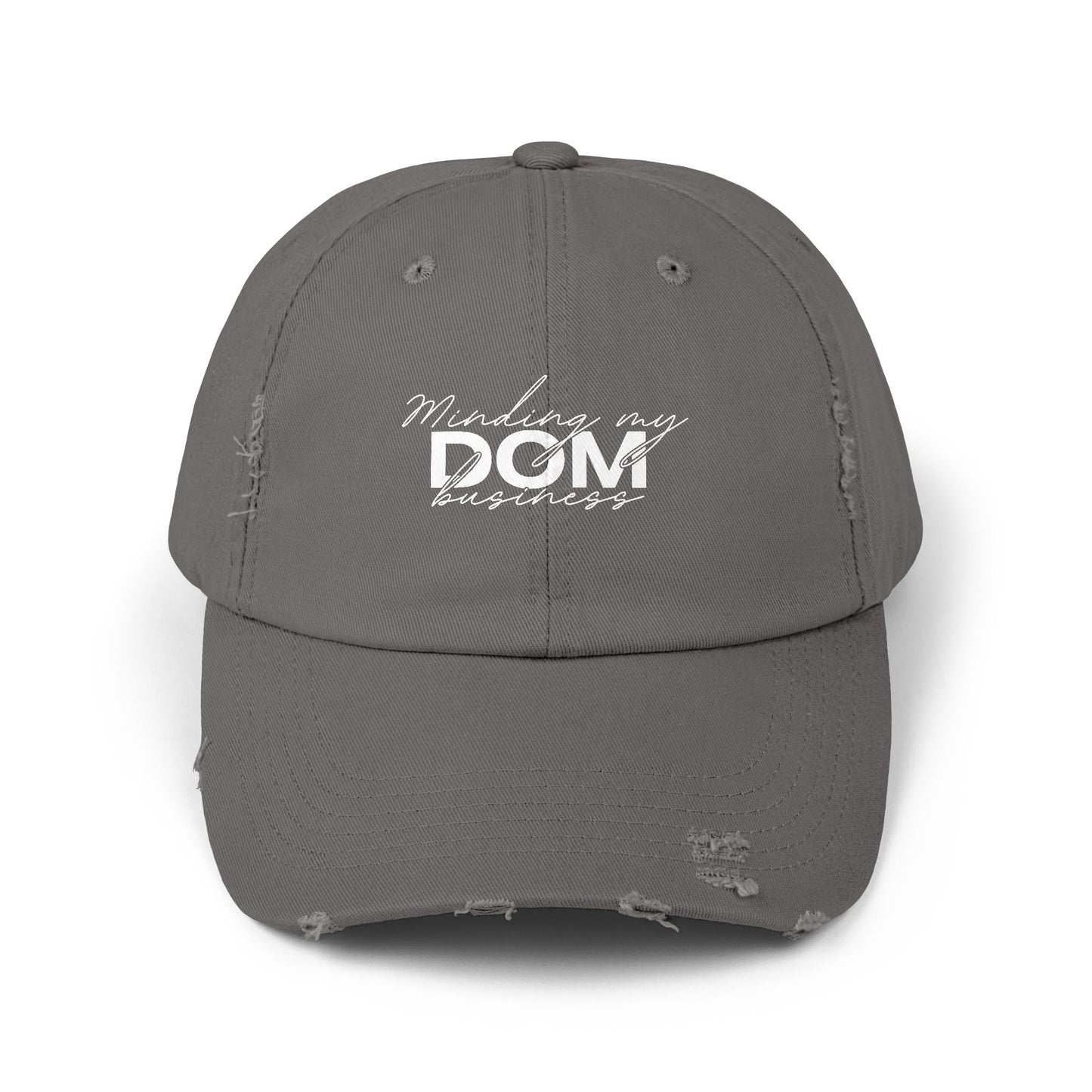 Minding My DOM Business Distressed Cap