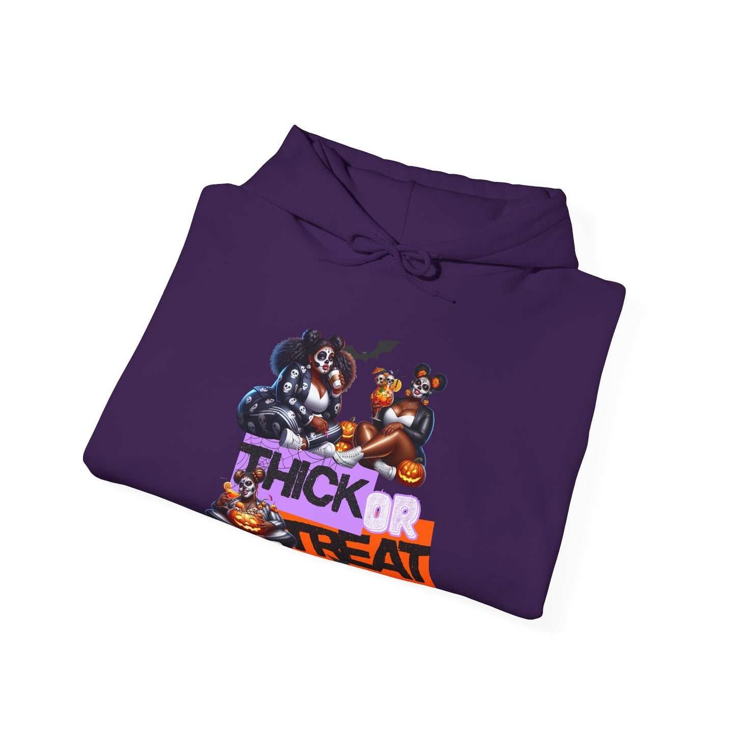 Thick or Treat Hoodie - Cozy Unisex Sweatshirt