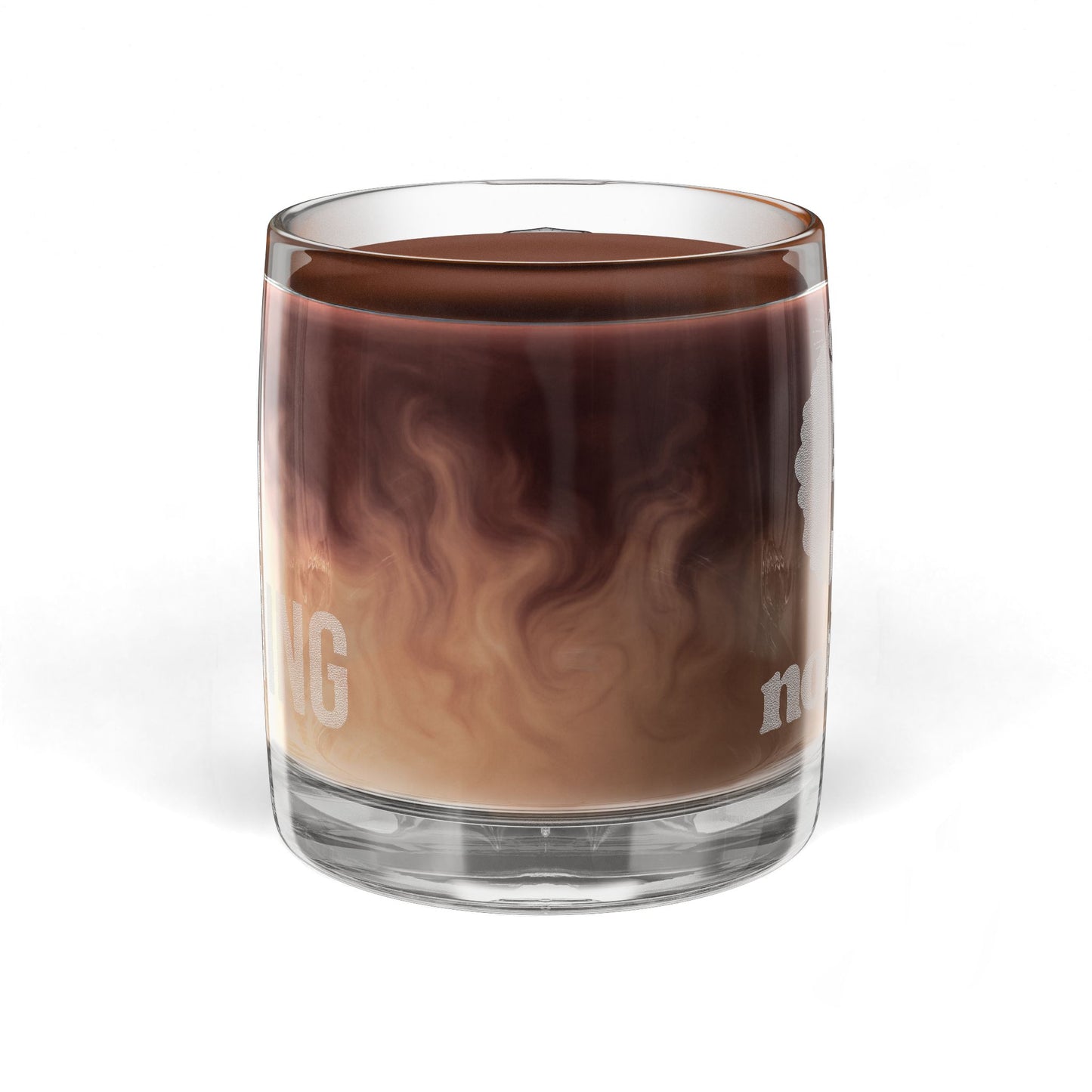 Engraved Glass Coffee Mug