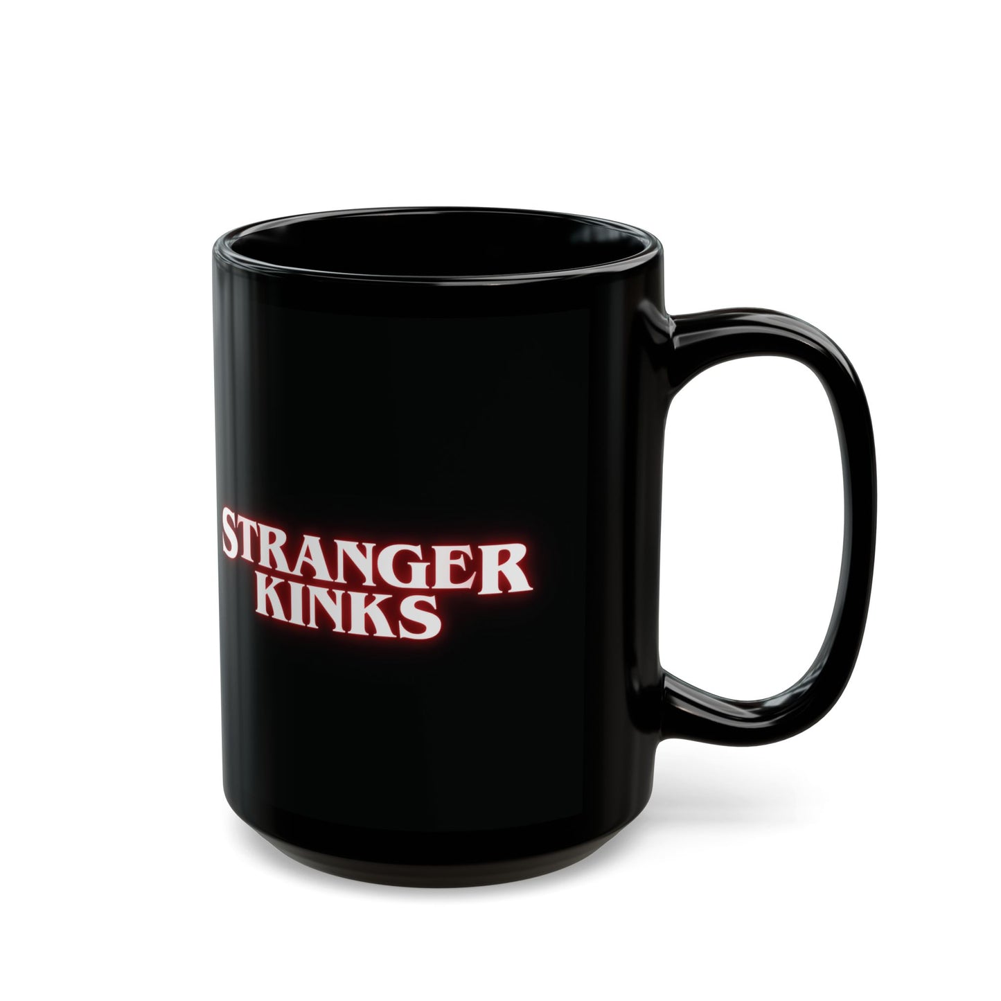 Stranger Kinks Black Mug
