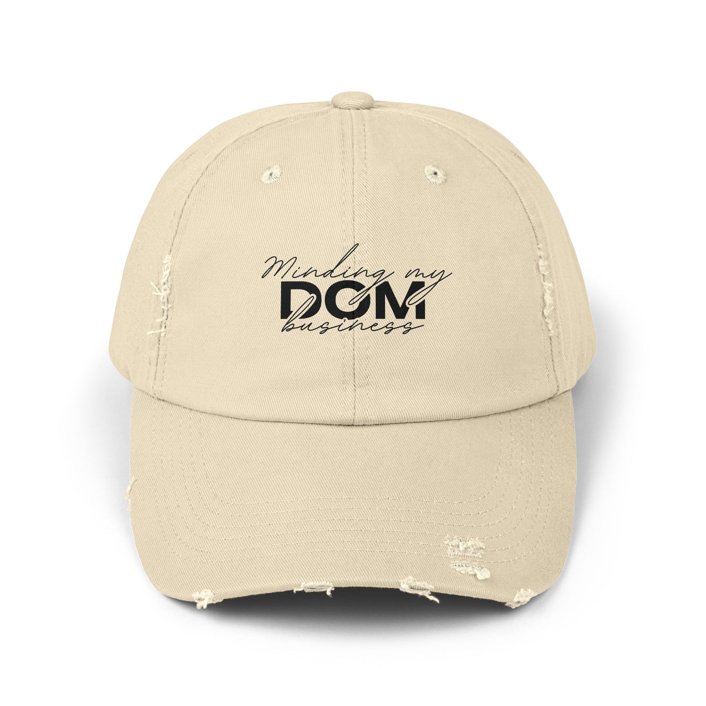 Minding My DOM Business Distressed Cap