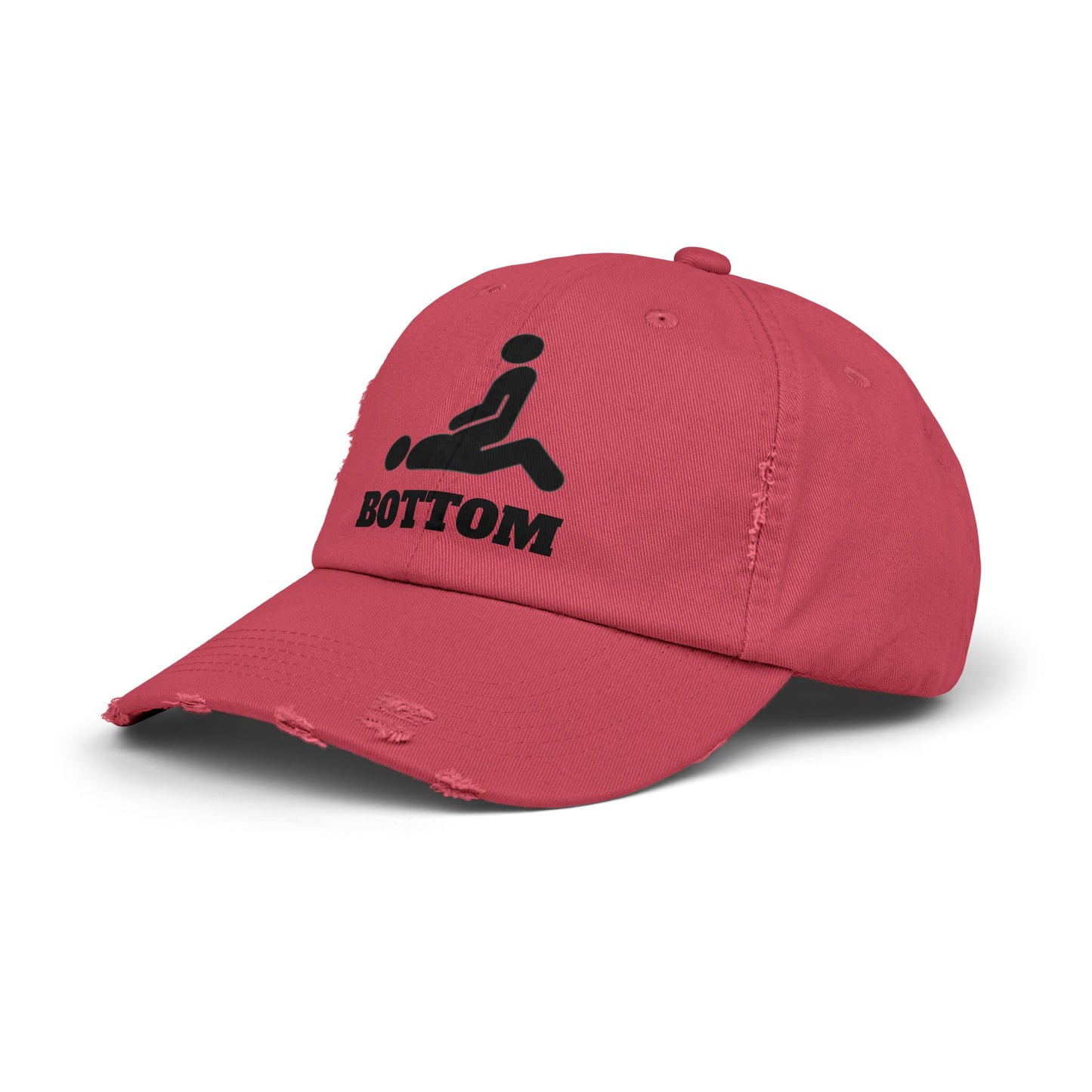 Botom Unisex Distressed Cap with Fun Graphic Design