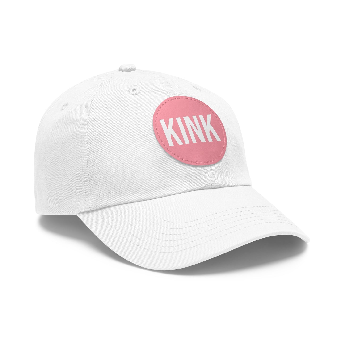 KINK Dad Hat with Leather Patch (Round)