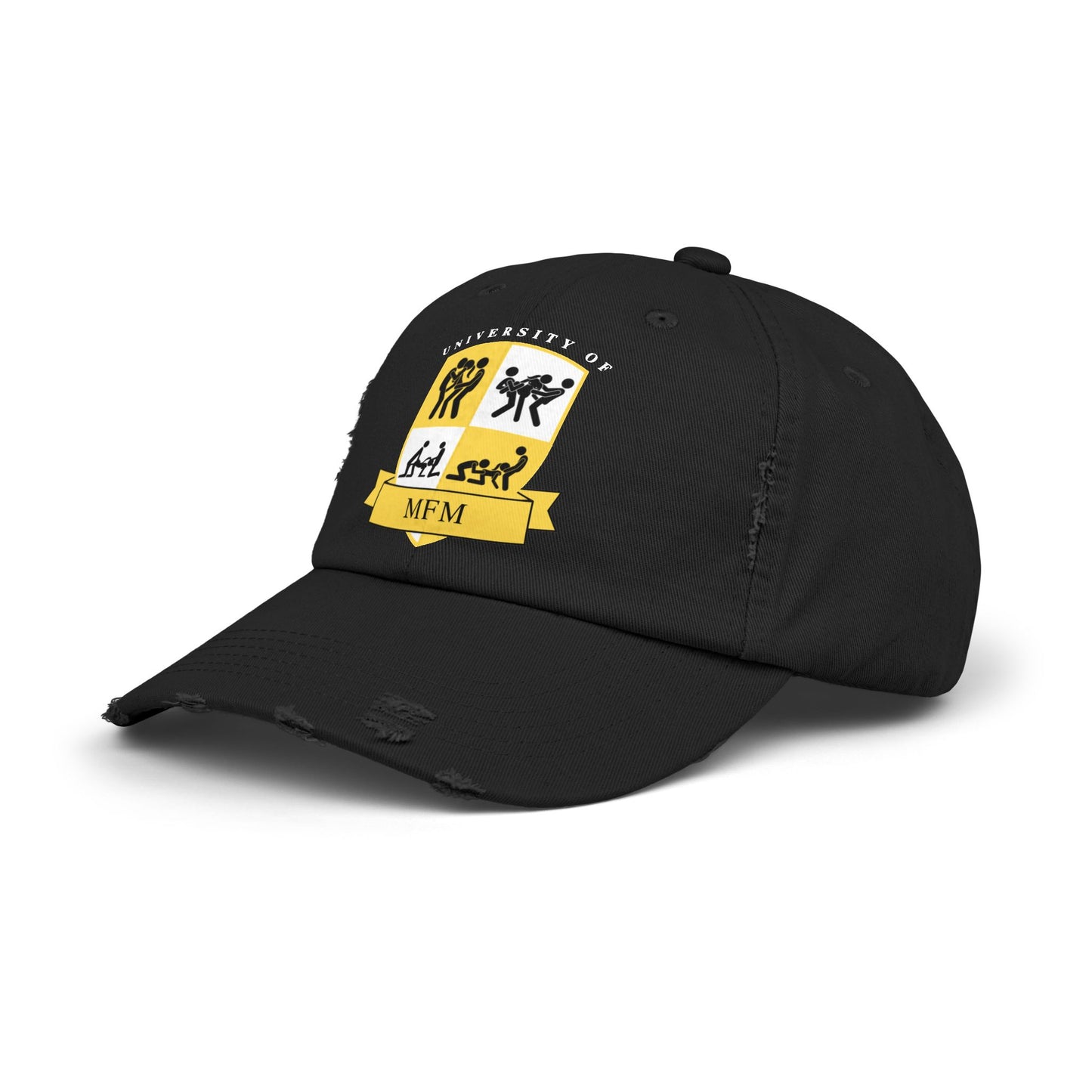 University of MFM Crest Distressed Cap