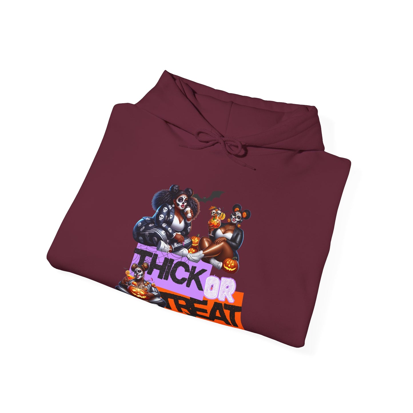 Thick or Treat Hoodie - Cozy Unisex Sweatshirt