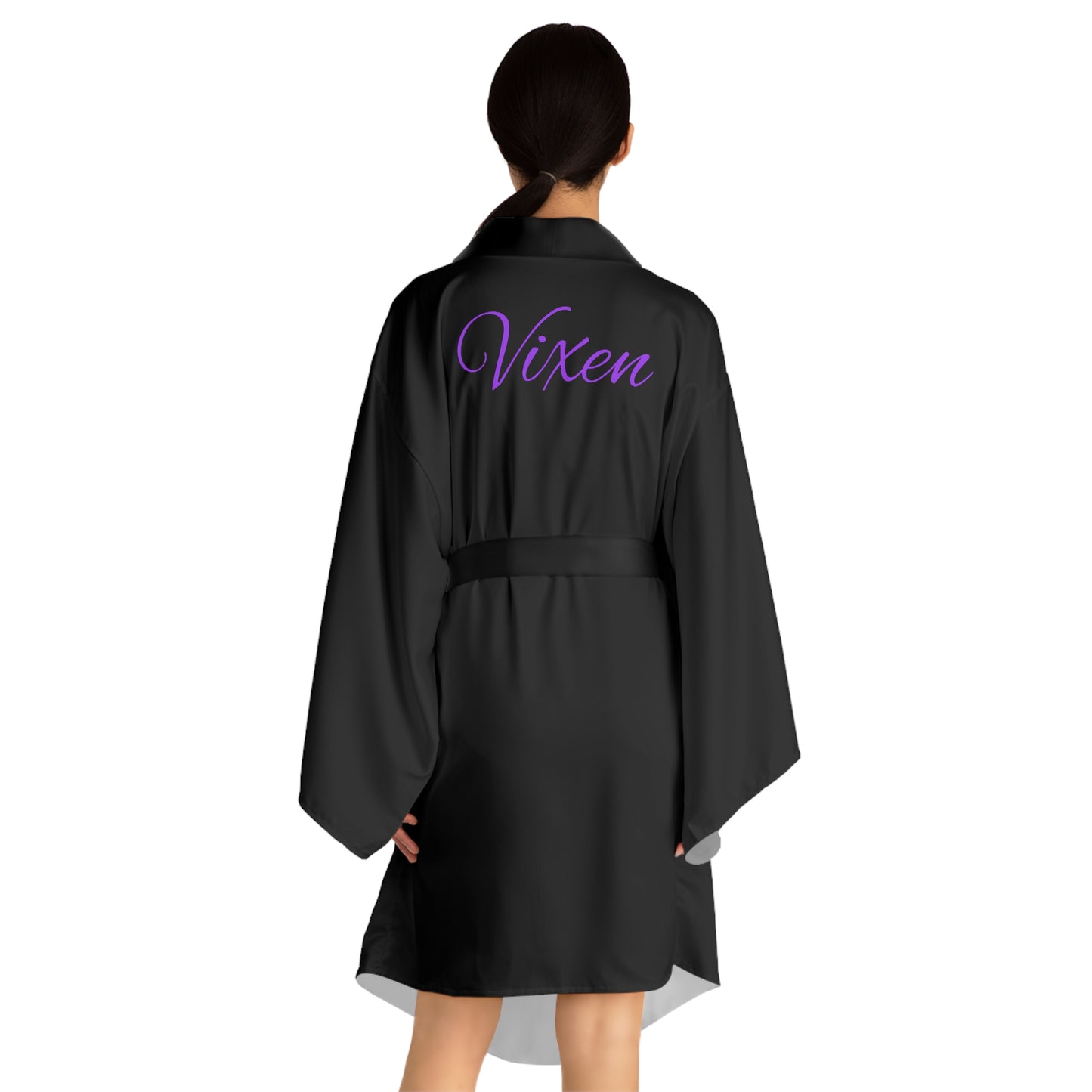 Vixen Long Sleeve Kimono Robe (Purple)