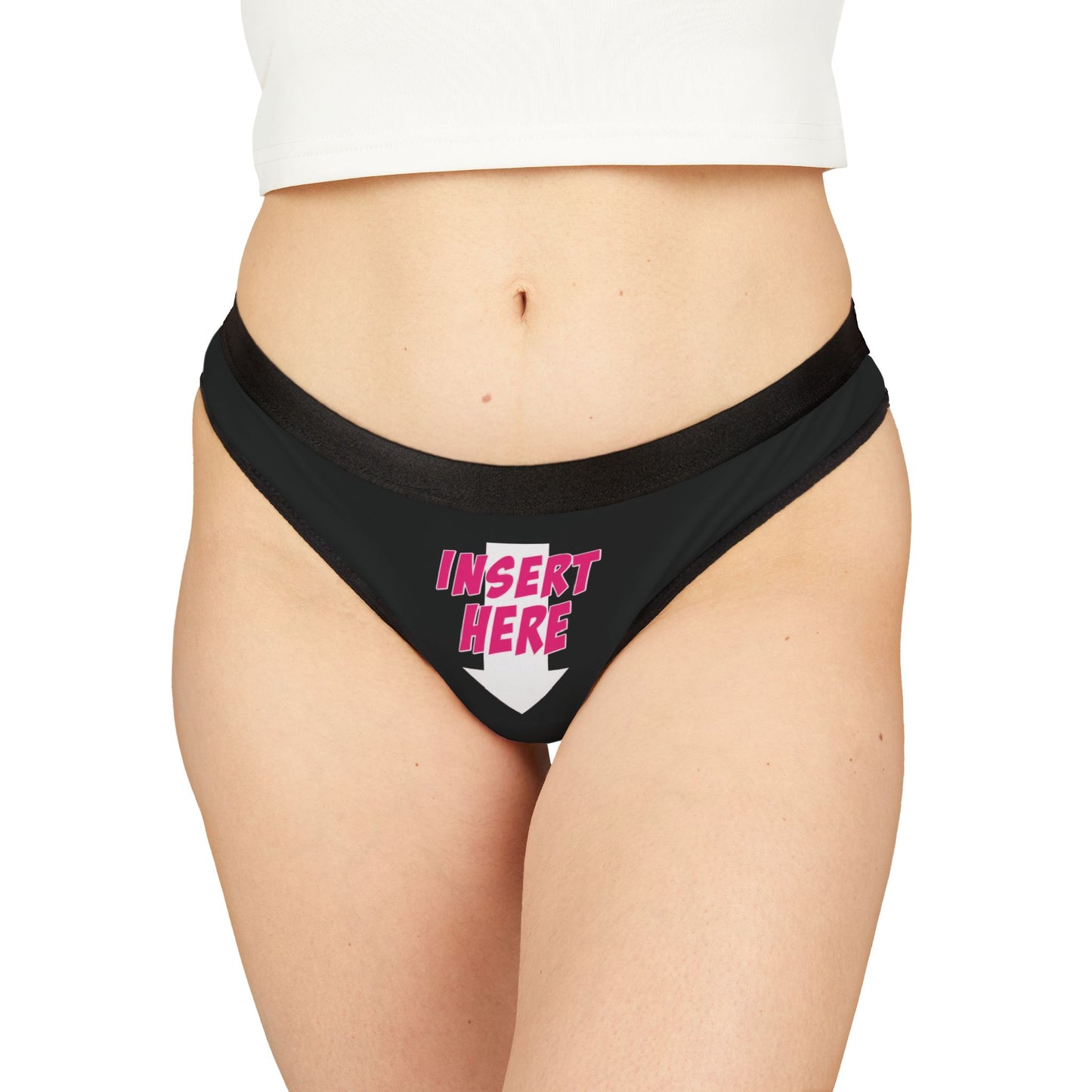 Insert Here Thongs (Black)