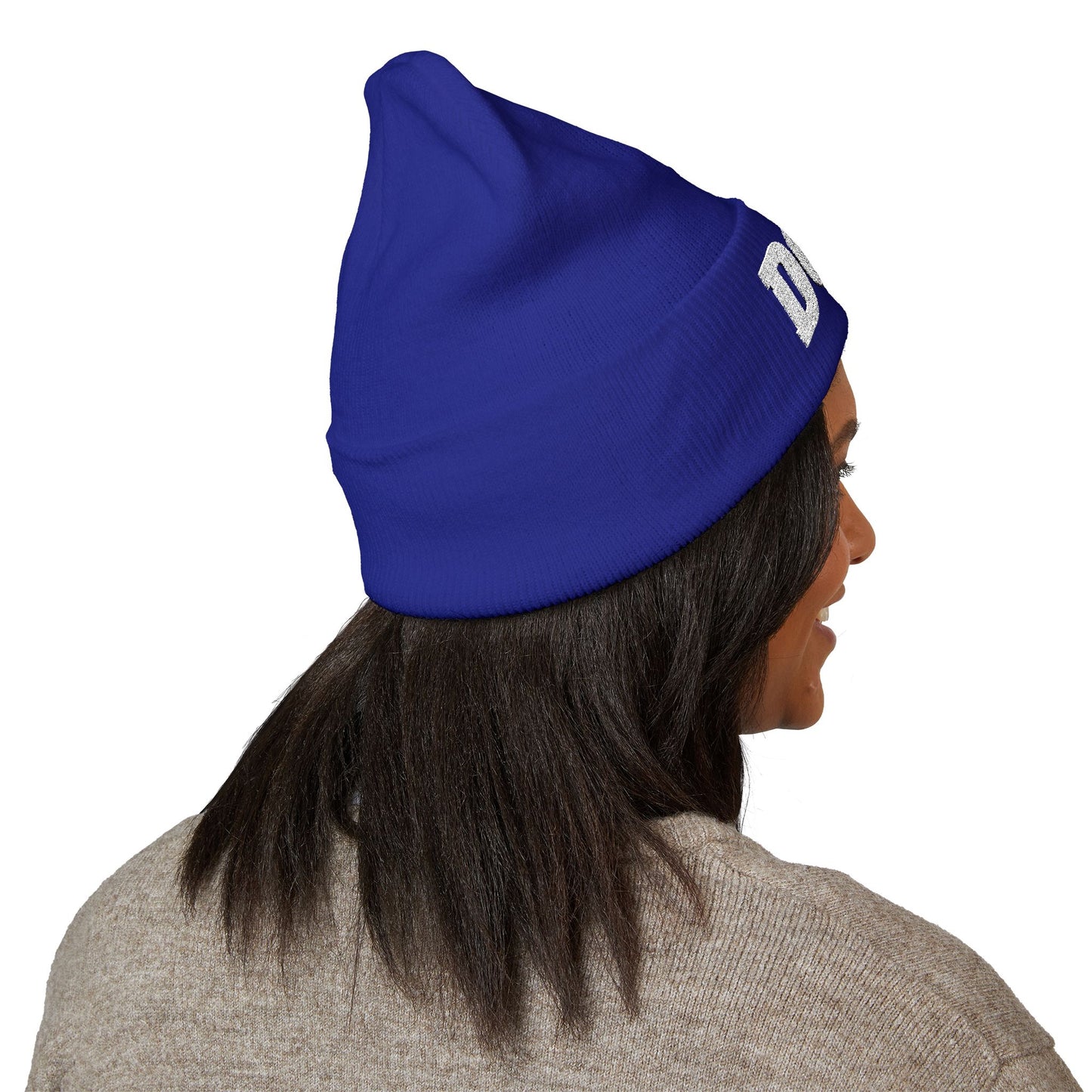 DOM Embroidered Classic Cuffed Beanie