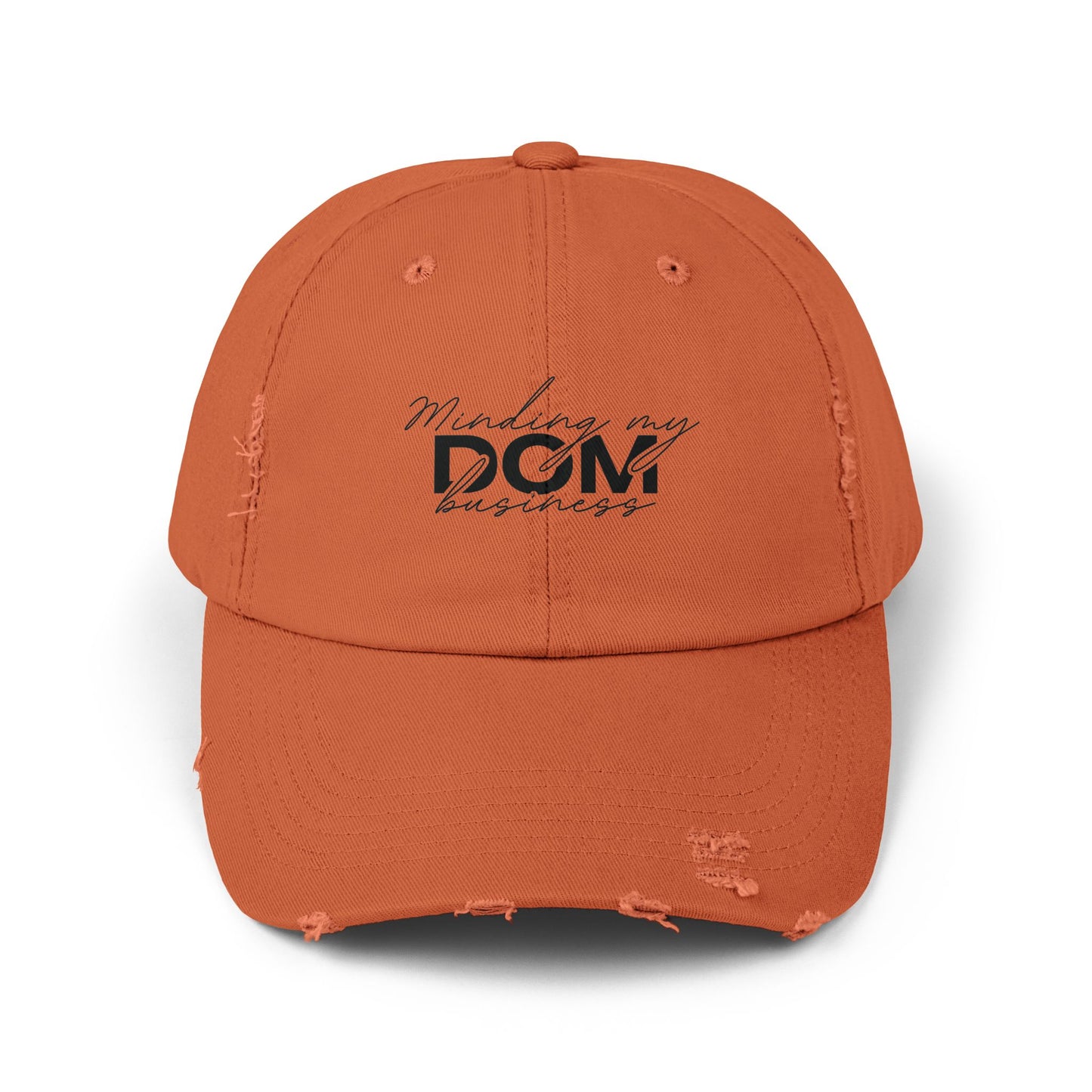 Minding My DOM Business Distressed Cap