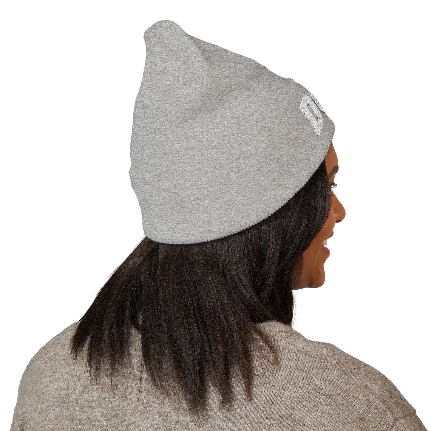 DOM Embroidered Classic Cuffed Beanie
