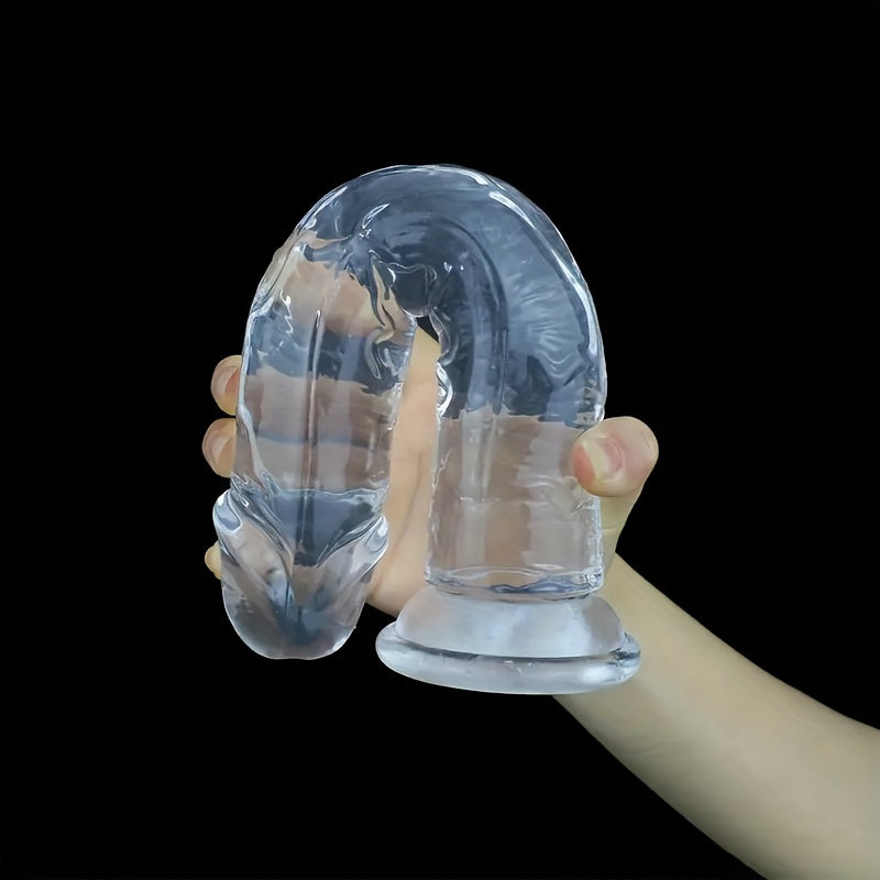 Realistic Clear Dildo with Suction Cup