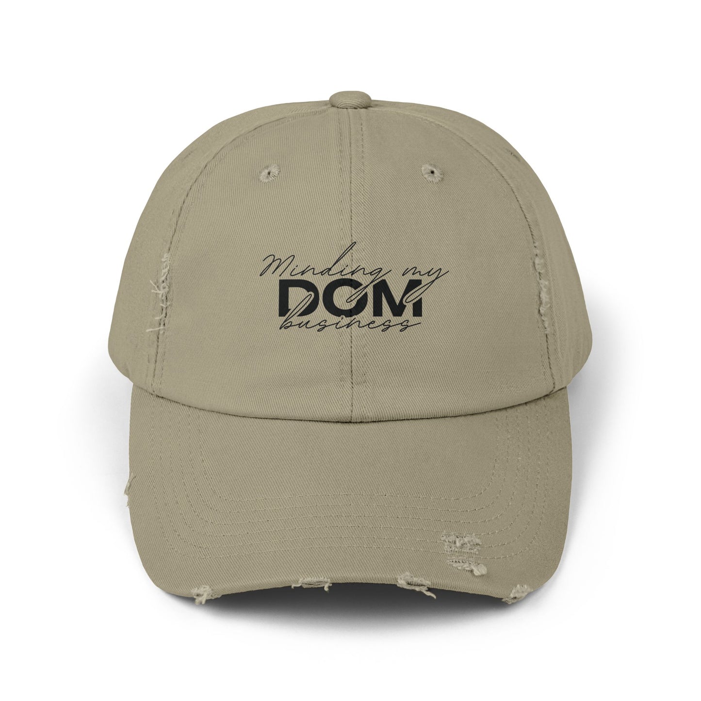 Minding My DOM Business Distressed Cap