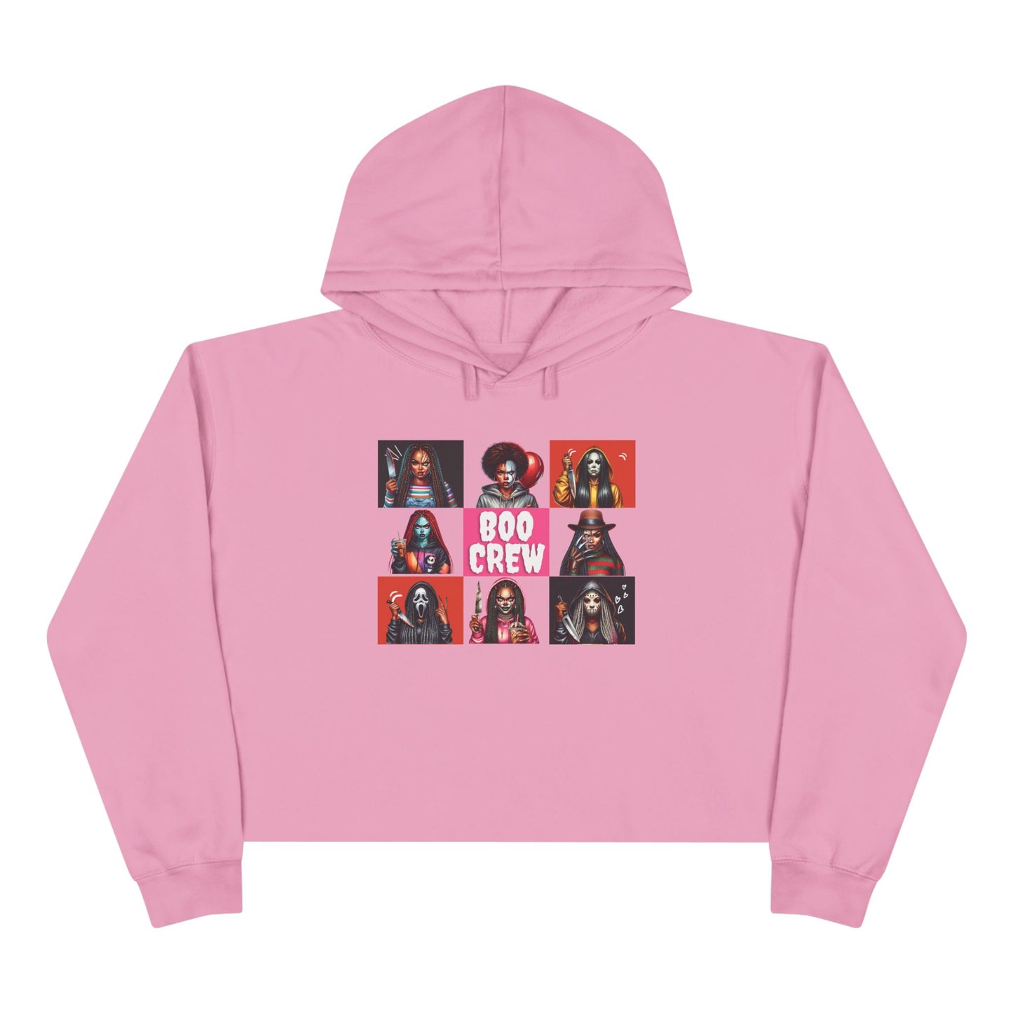 Boo Crew Spooky Hoodie Crop Hoodie