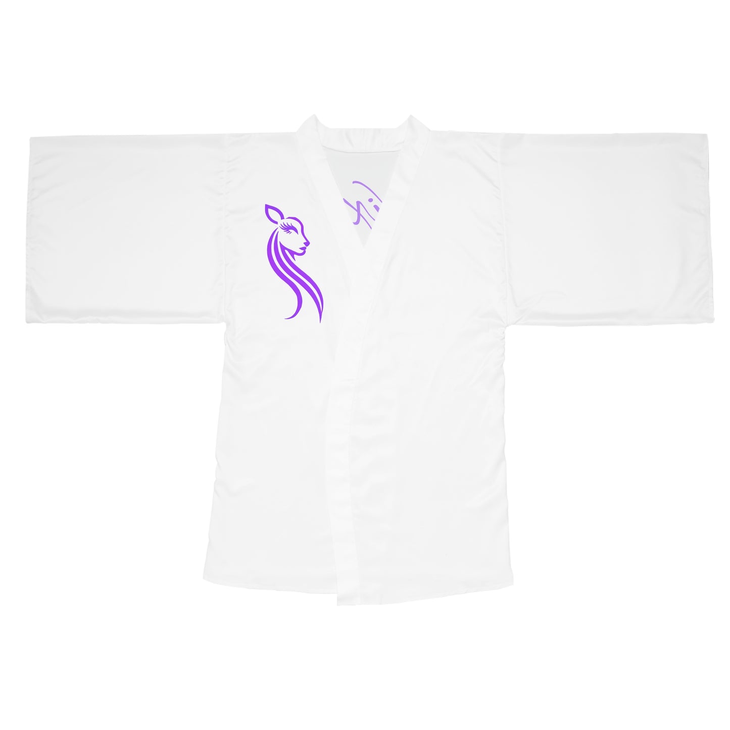Vixen Long Sleeve Kimono Robe (Purple)