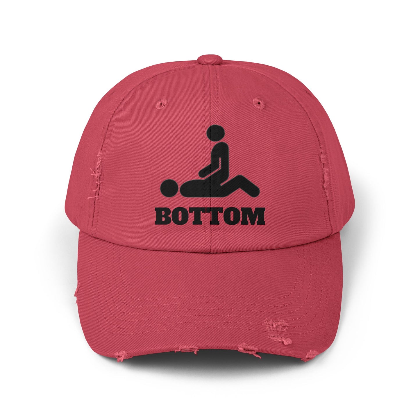 Botom Unisex Distressed Cap with Fun Graphic Design