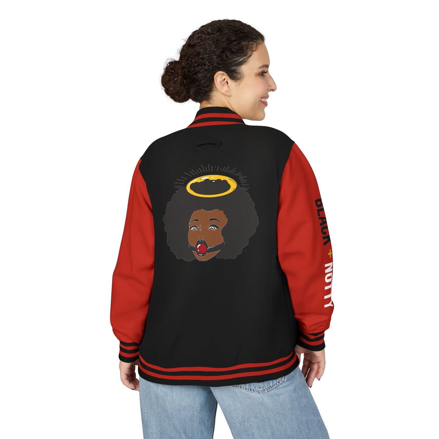 BLACK + NOTTY Unisex Heavyweight Letterman Jacket