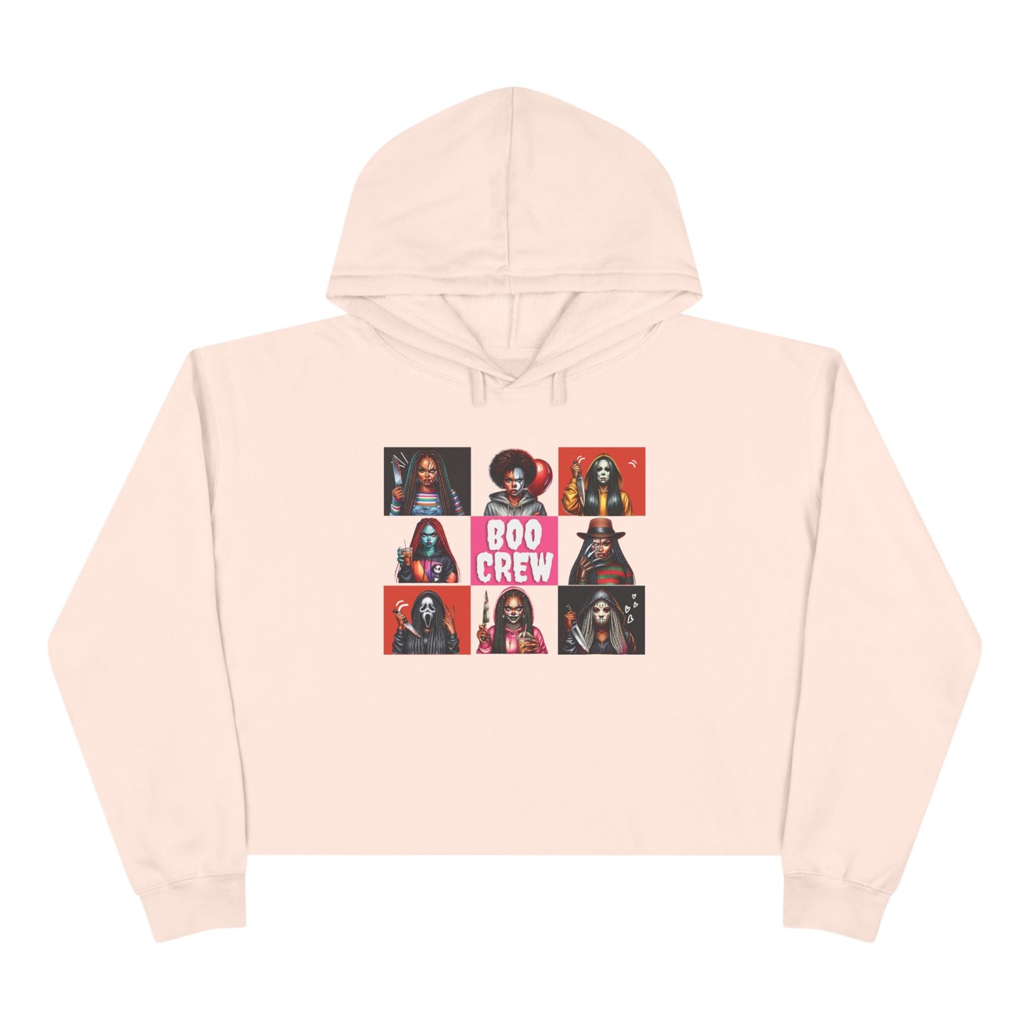 Boo Crew Spooky Hoodie Crop Hoodie