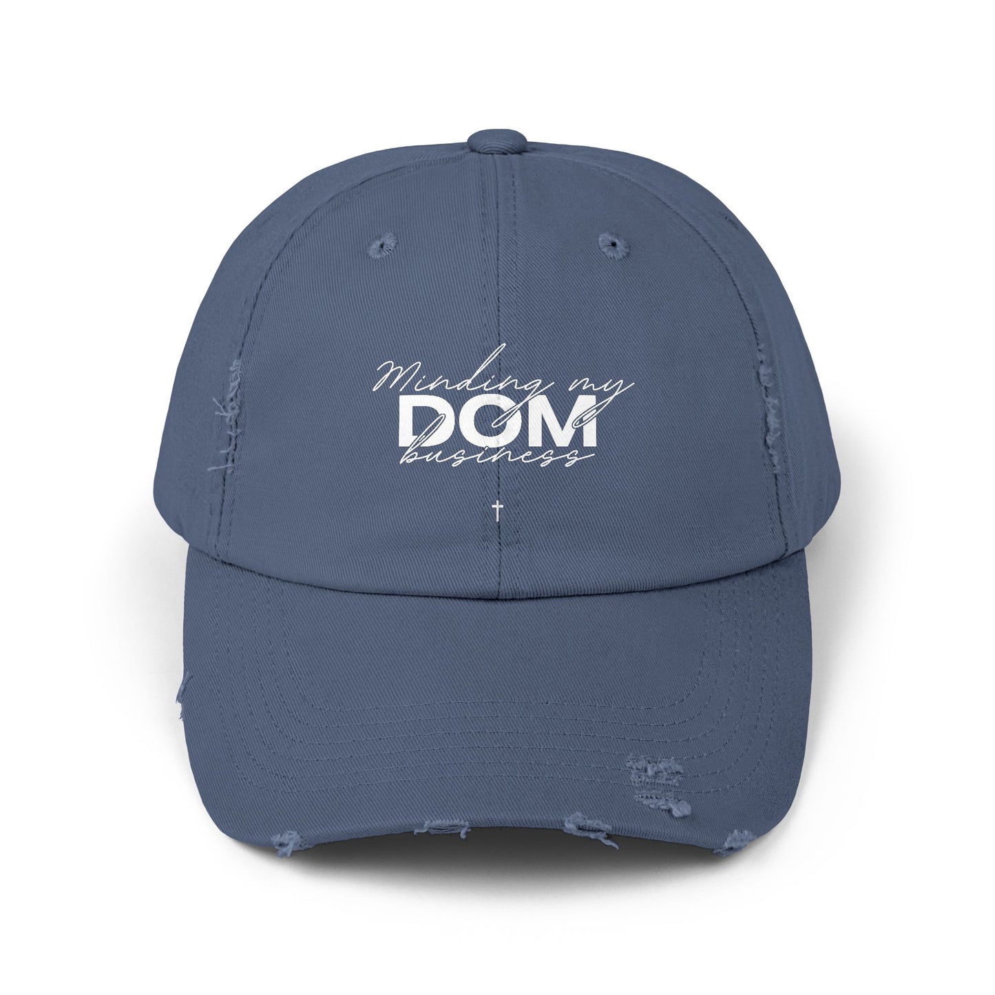Minding My DOM Business Distressed Cap