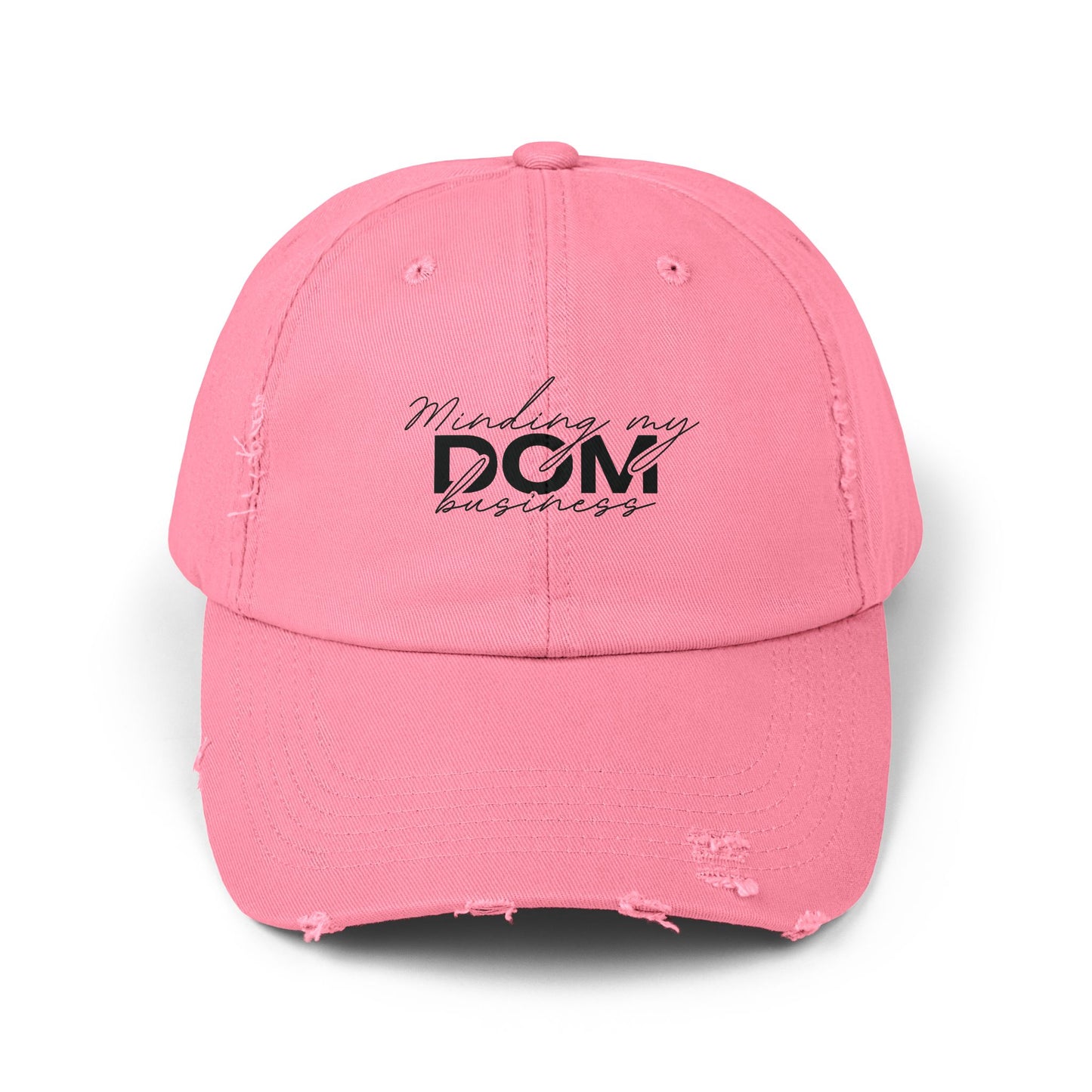 Minding My DOM Business Distressed Cap
