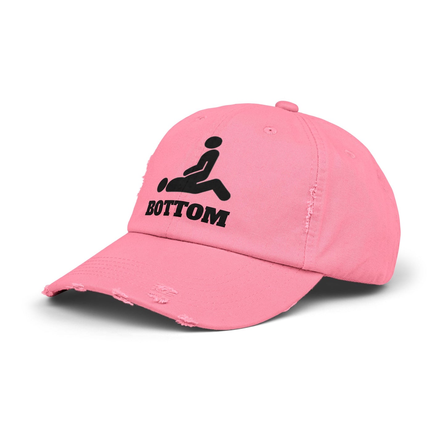 Botom Unisex Distressed Cap with Fun Graphic Design