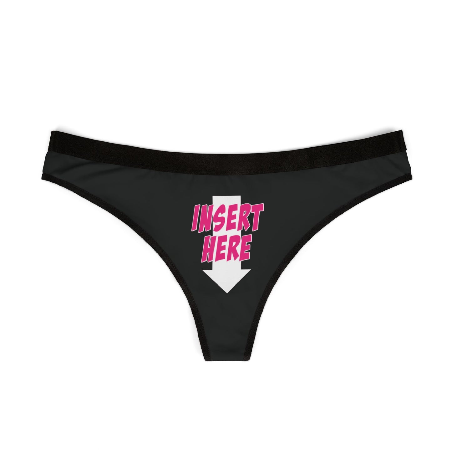 Insert Here Thongs (Black)