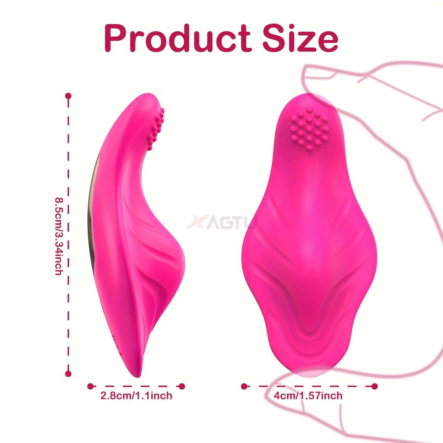 Wireless Wearable Vibrator for Women