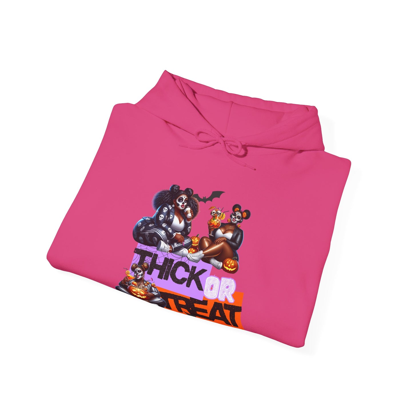 Thick or Treat Hoodie - Cozy Unisex Sweatshirt