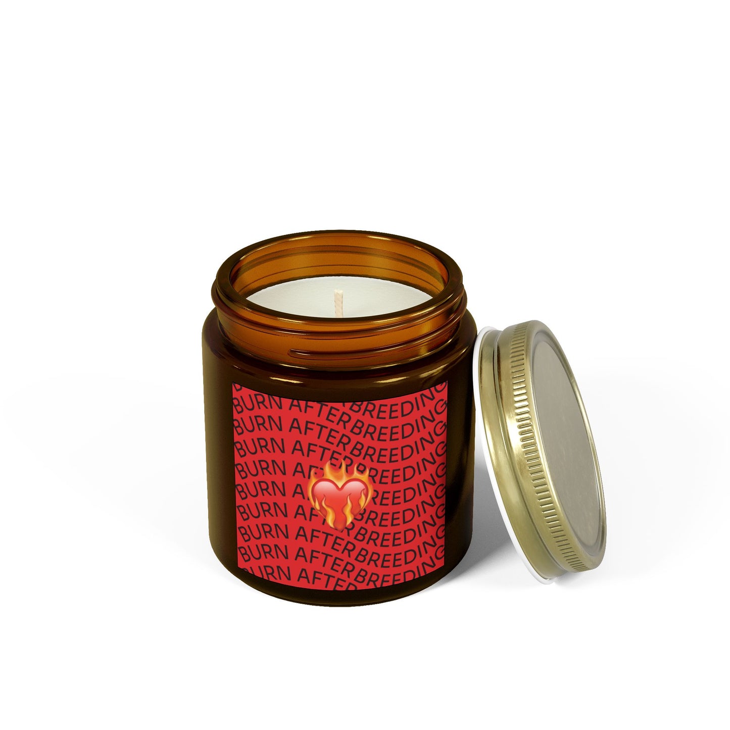 Burn After Breeding Scented Candle | Coconut Apricot Wax