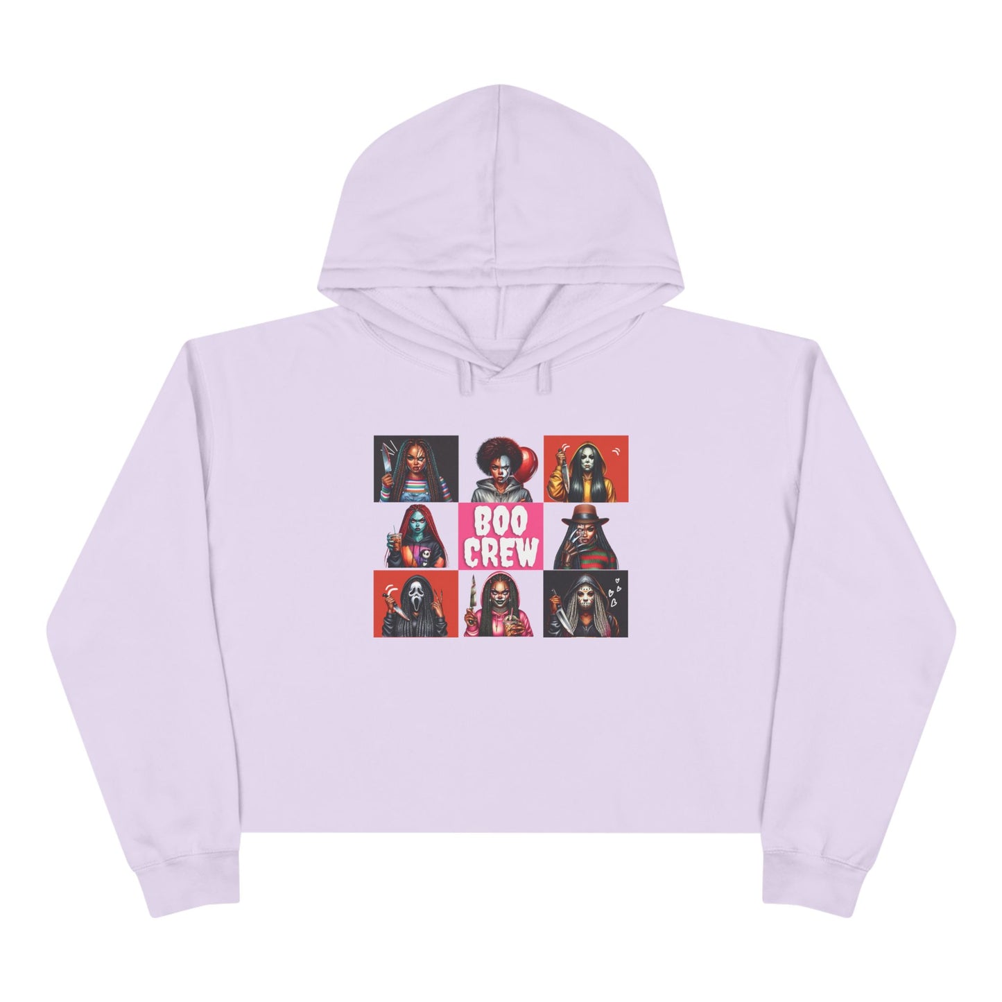 Boo Crew Spooky Hoodie Crop Hoodie