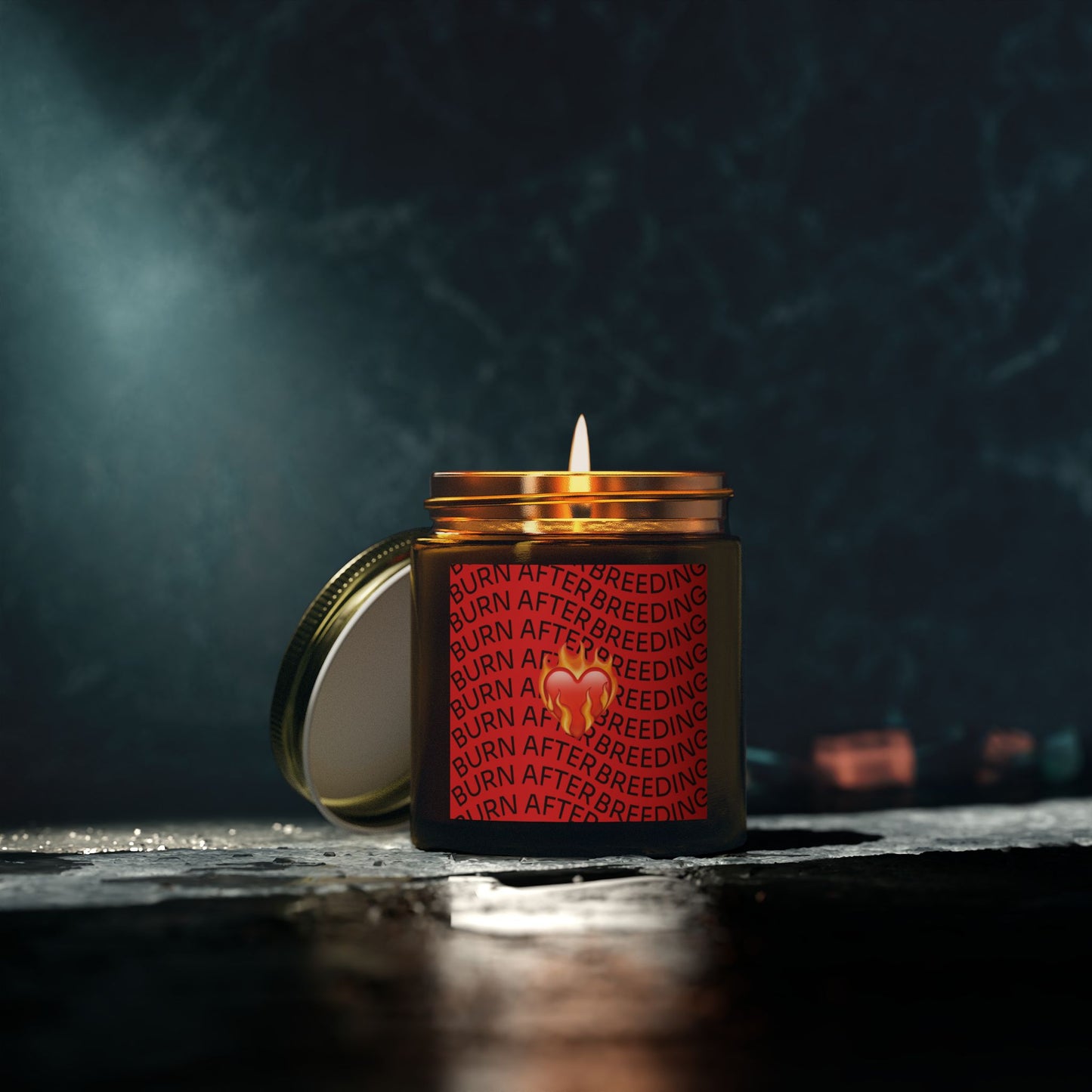 Burn After Breeding Scented Candle | Coconut Apricot Wax
