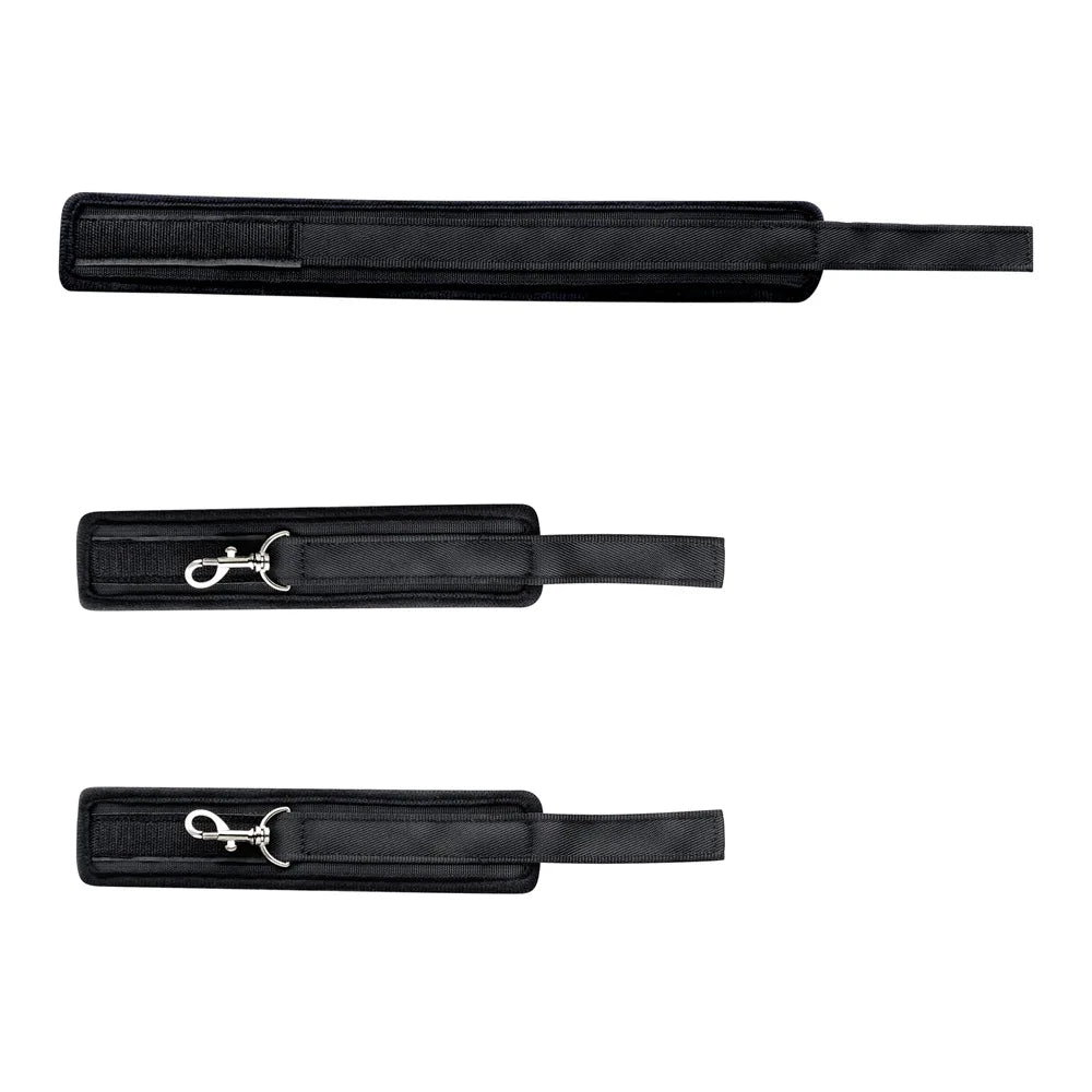 Bondage Restraints Set Couples Sex Toys Sex Handcuffs Collar Adjustable Eye Mask Included