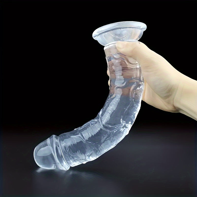 Realistic Clear Dildo with Suction Cup