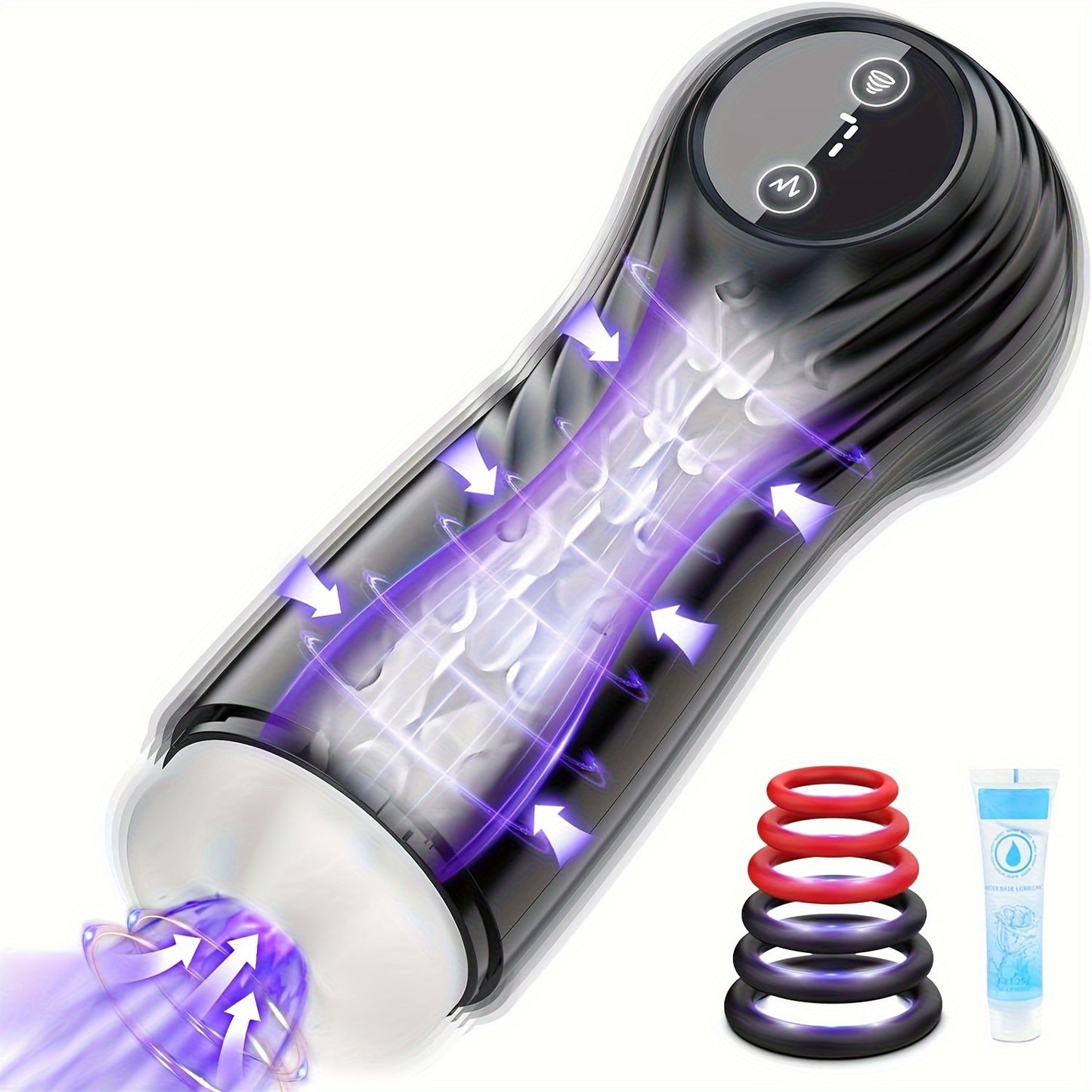 Realistic Male Masturbator - 10 Vibration & Suction Modes