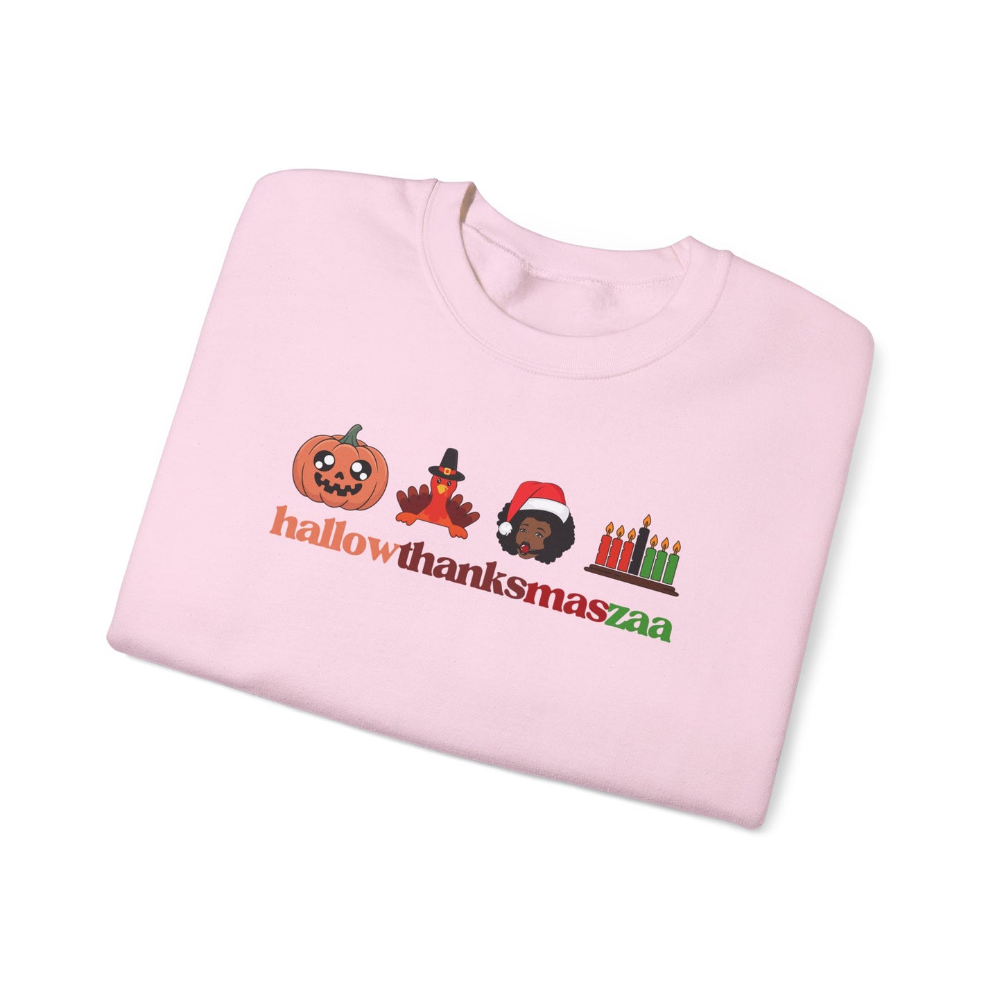HallowThanksMasZaa Sweatshirt — Holiday Mashup Crewneck