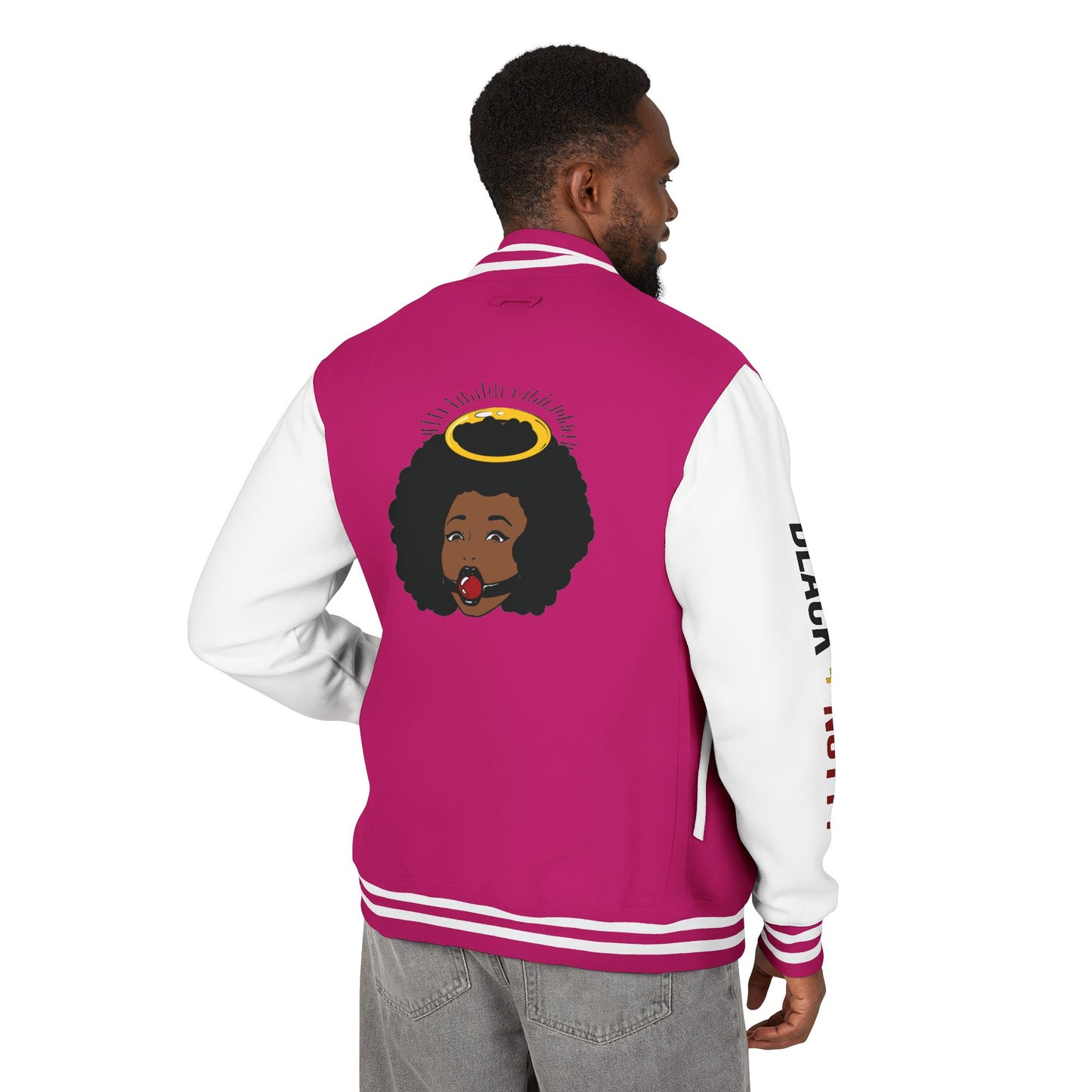BLACK + NOTTY Unisex Heavyweight Letterman Jacket