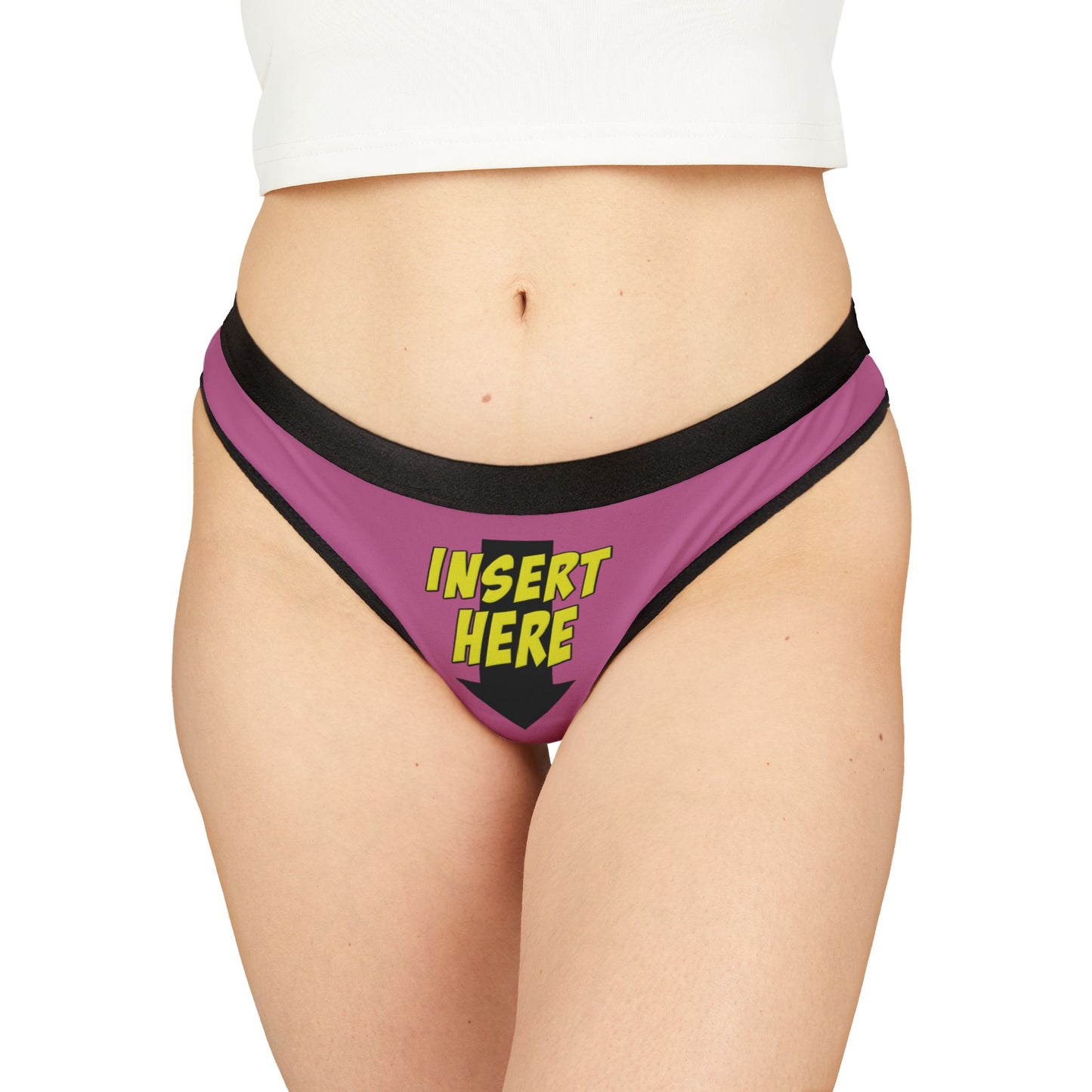 Insert Here Thongs (Mauve)