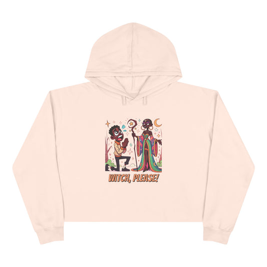 Witch Please Crop Hoodie
