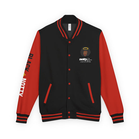 BLACK + NOTTY Unisex Heavyweight Letterman Jacket