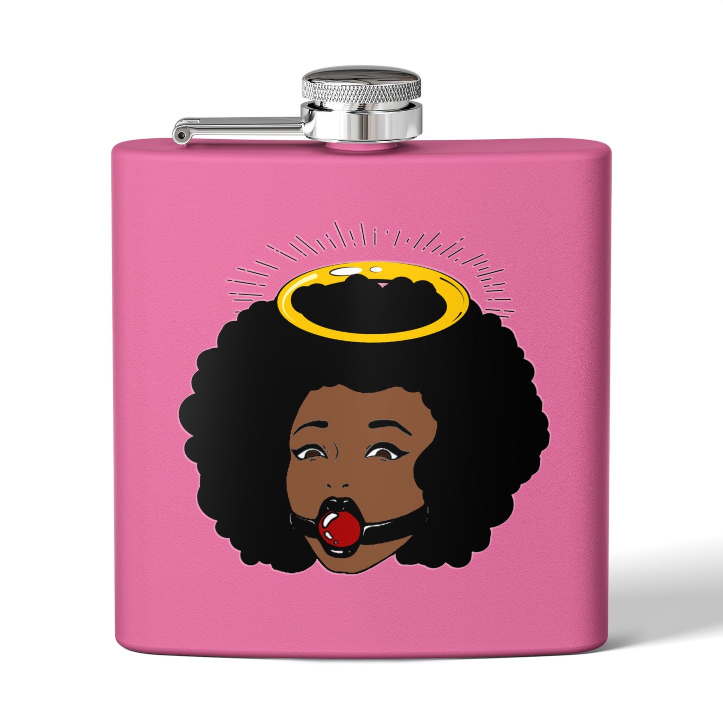 Logo Stainless Steel Flask, 6oz