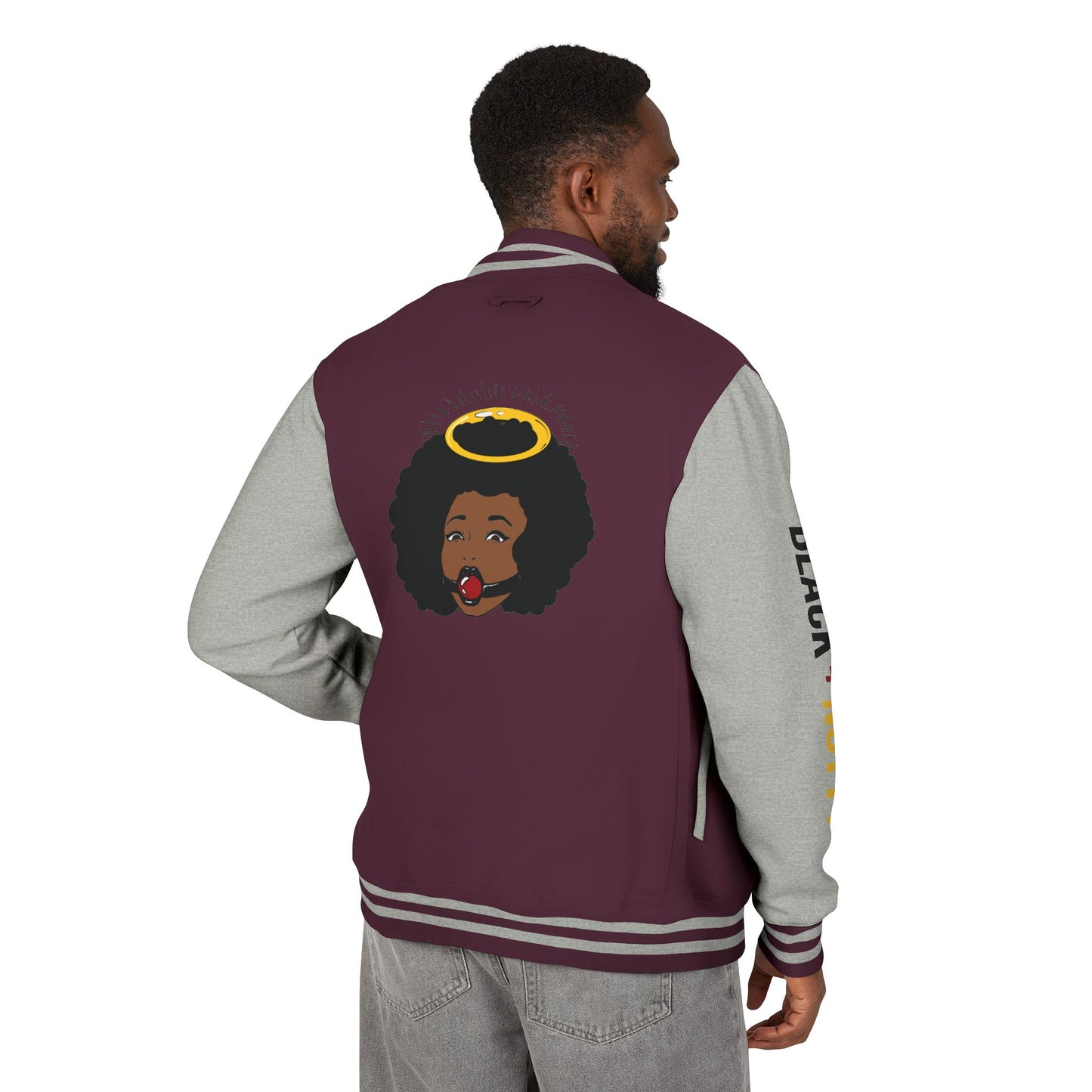BLACK + NOTTY Unisex Heavyweight Letterman Jacket