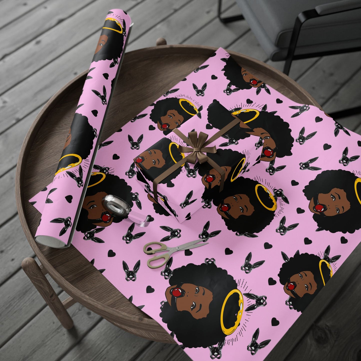 Logo Wrapping Paper Roll