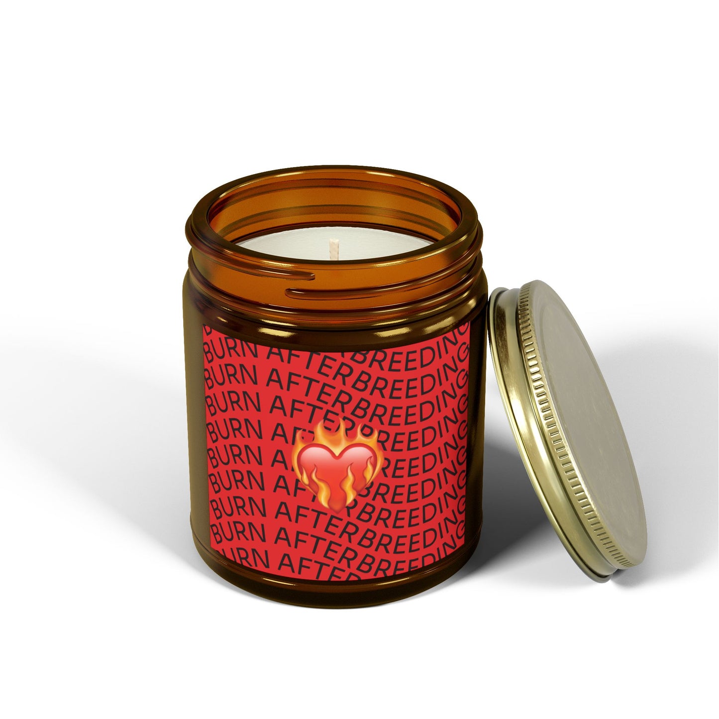 Burn After Breeding Scented Candle | Coconut Apricot Wax