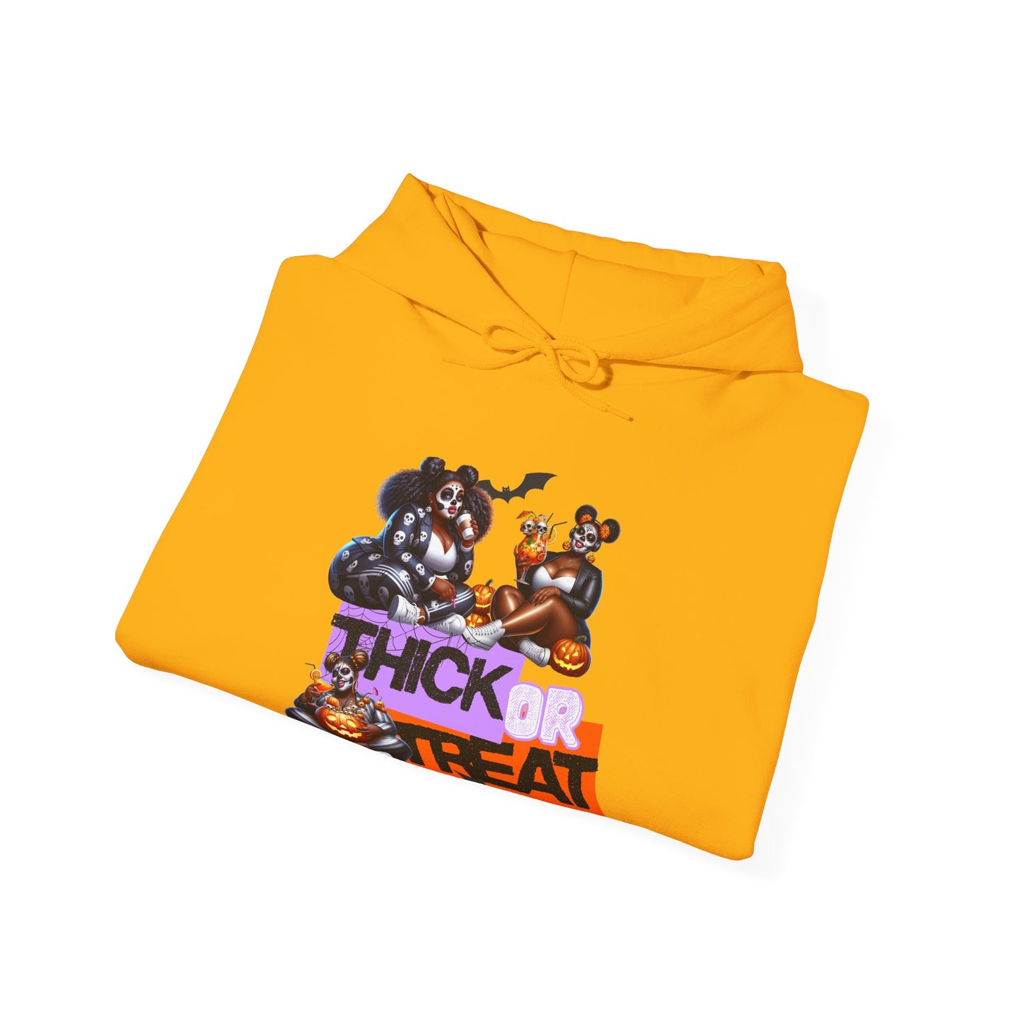 Thick or Treat Hoodie - Cozy Unisex Sweatshirt