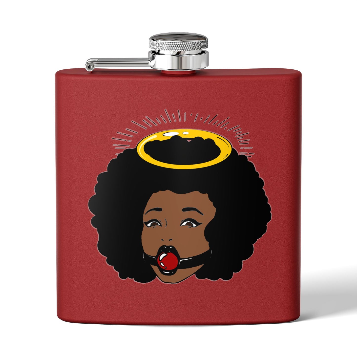 Logo Stainless Steel Flask, 6oz