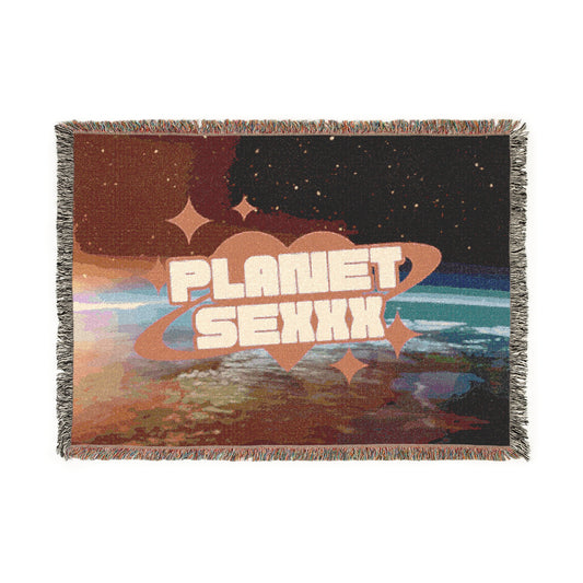 Planet SeXXX Woven Blanket/Tapestry
