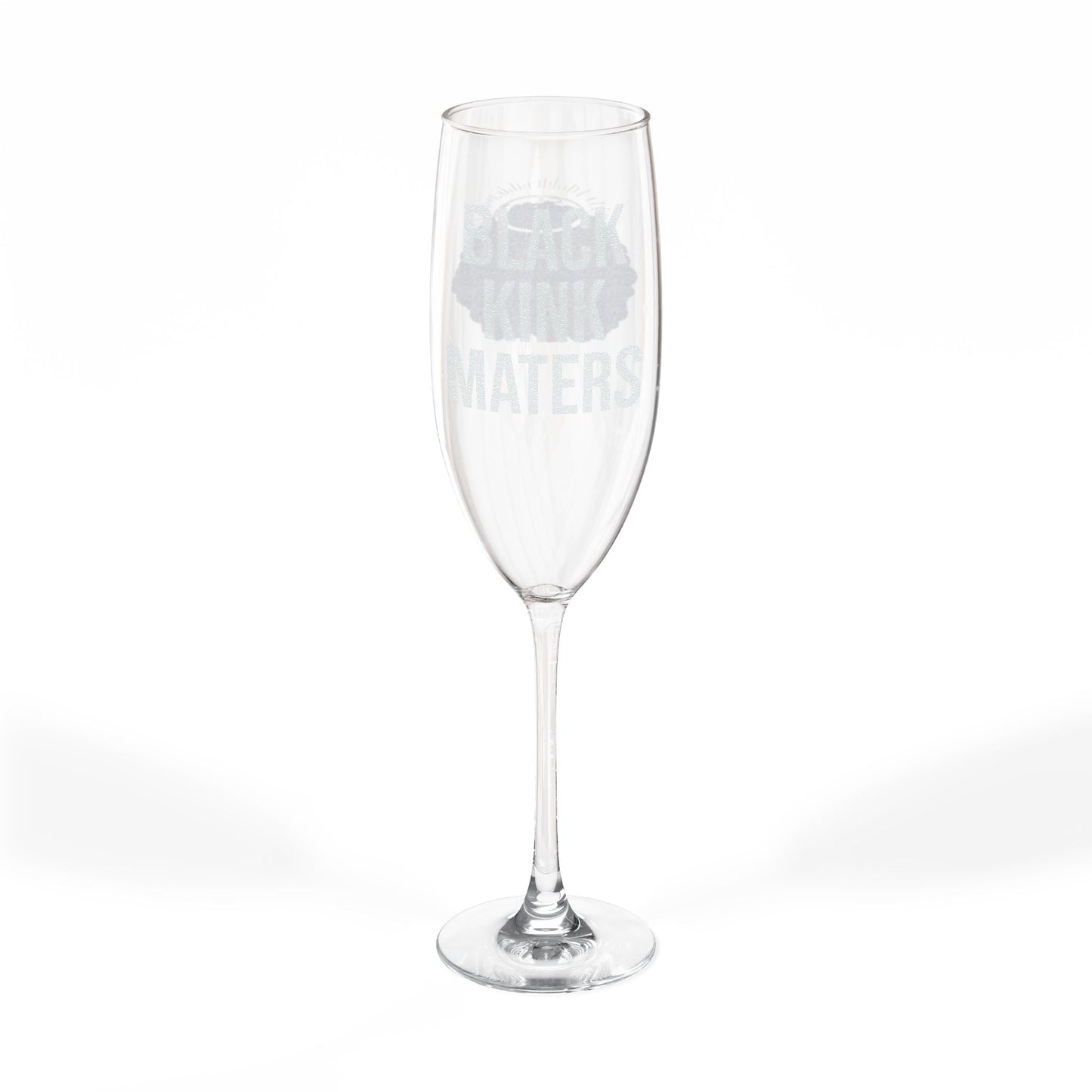 Engraved Champagne Glass for Celebrations, Unique Gift for Birthdays, Weddings, Black Lives Matter, Toasting with Style