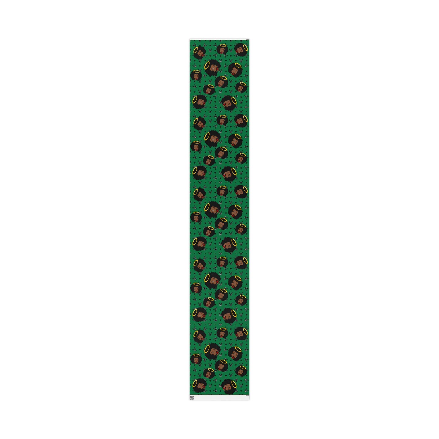 Green Logo Wrapping Paper Roll