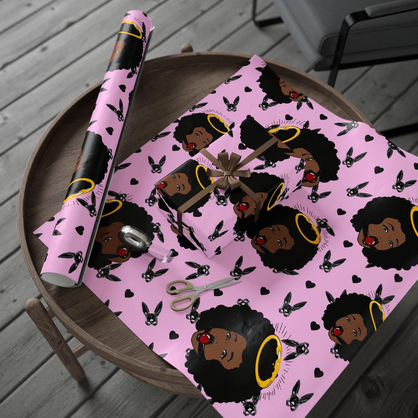 Logo Wrapping Paper Roll